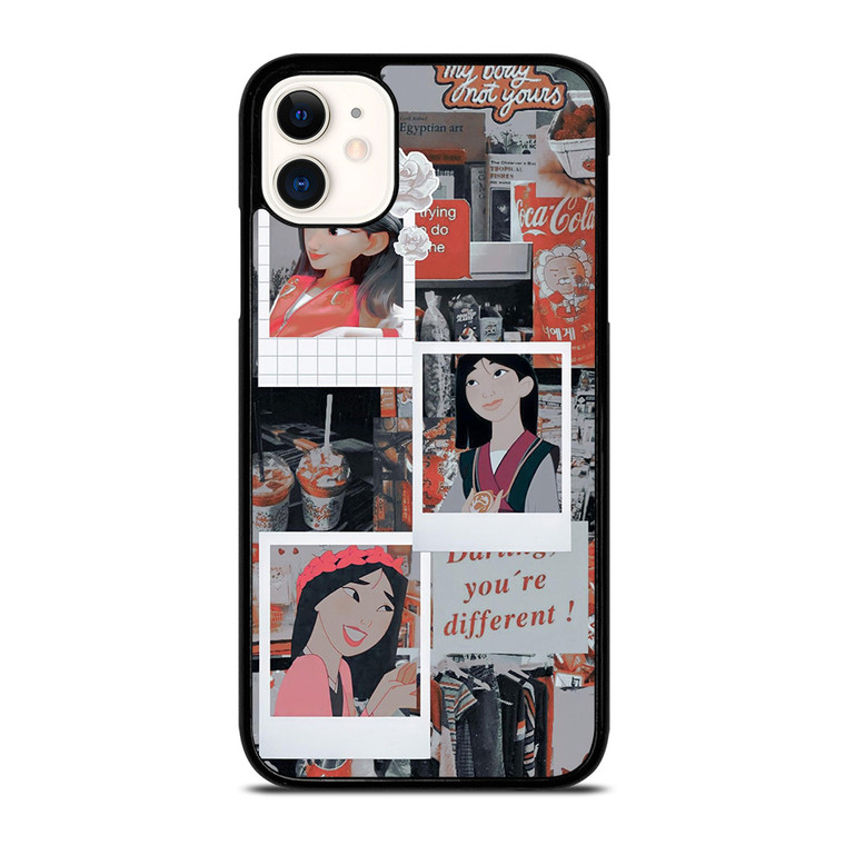 DISNEY PRINCESS MULAN AESTHETIC COLLAGE  iPhone 11 Case Cover