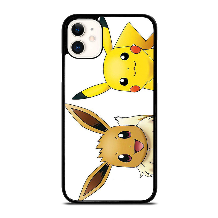 EEVEE PIKACHU POKEMON ANIME  iPhone 11 Case Cover