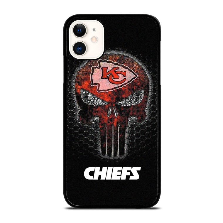 KANSAS CITY CHIEFS THE PUNISHER LOGO  iPhone 11 Case Cover