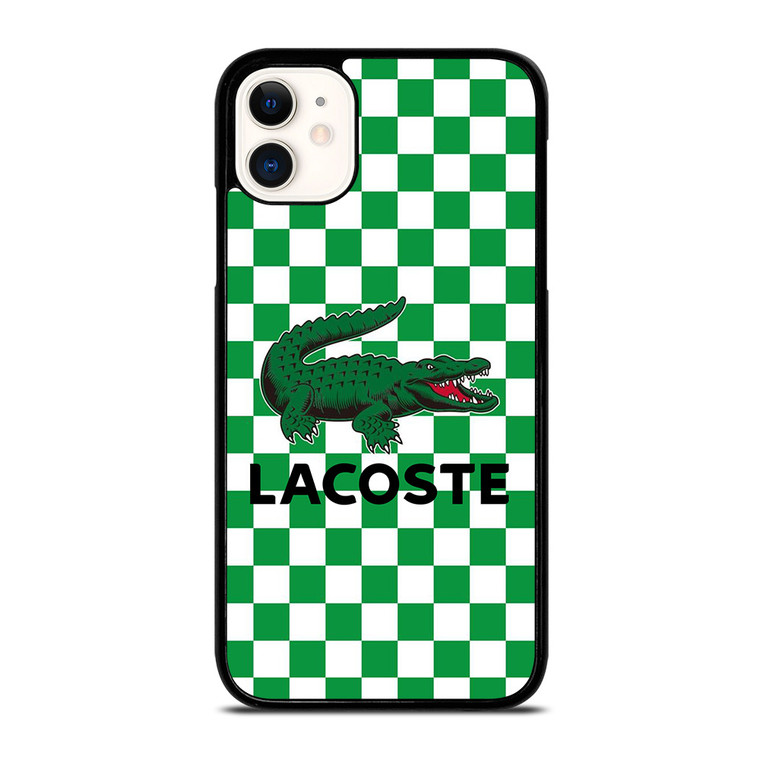 LACOSTE CHECKERBOARD LOGO  iPhone 11 Case Cover