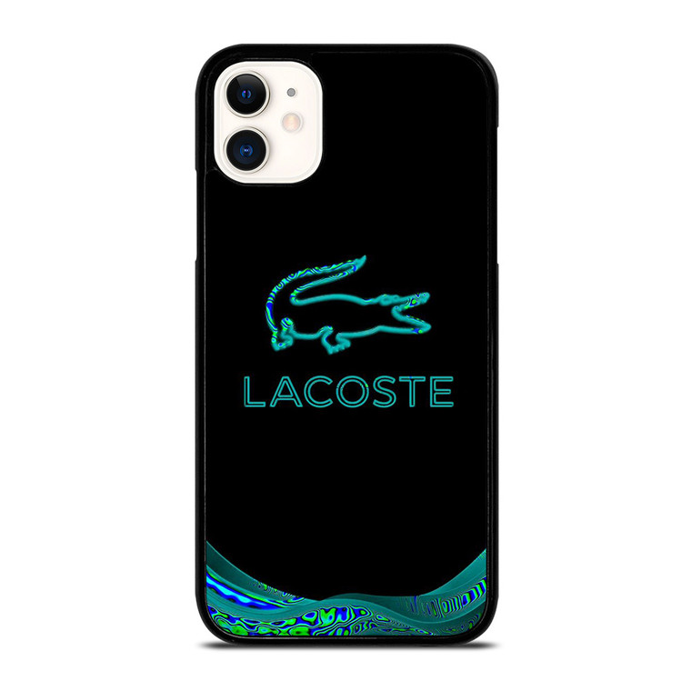 LACOSTE PSYCHEDELIC LOGO  iPhone 11 Case Cover