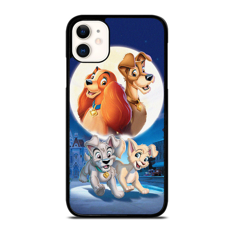 LADY AND THE TRAMP CARTOON DISNEY  iPhone 11 Case Cover