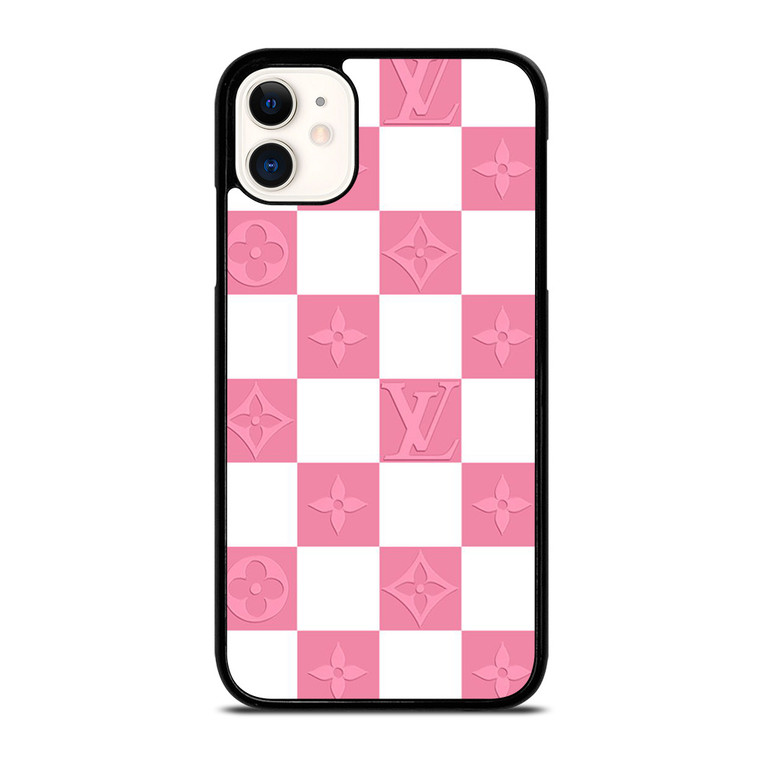 LV LOUIS VUITTON CHECKERED PINK  iPhone 11 Case Cover