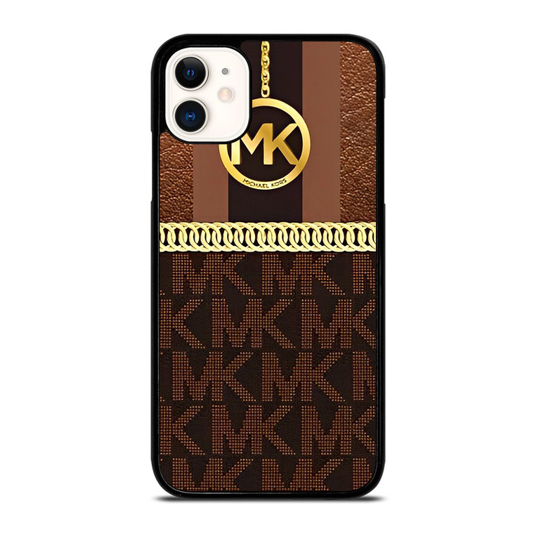 MICHAEL KORS LEATHER PATTERN  iPhone 11 Case Cover MICHAEL KORS LEATHER PATTERN  iPhone 11 Case Cover