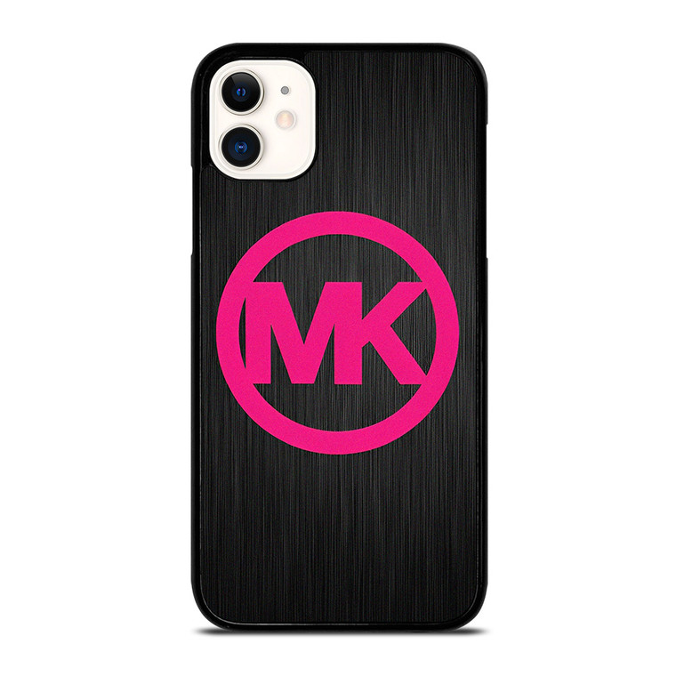 MK MICHAEL KORS PINK WOOD LOGO  iPhone 11 Case Cover MK MICHAEL KORS PINK WOOD LOGO  iPhone 11 Case Cover