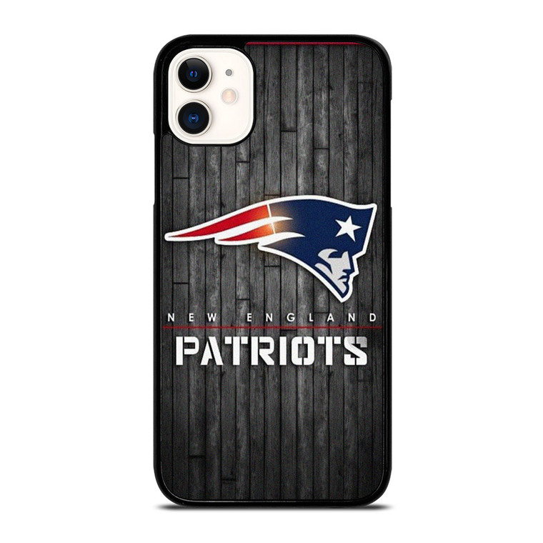 NEW ENGLAND PATRIOTS NFL WOOD LOGO  iPhone 11 Case Cover NEW ENGLAND PATRIOTS NFL WOOD LOGO  iPhone 11 Case Cover