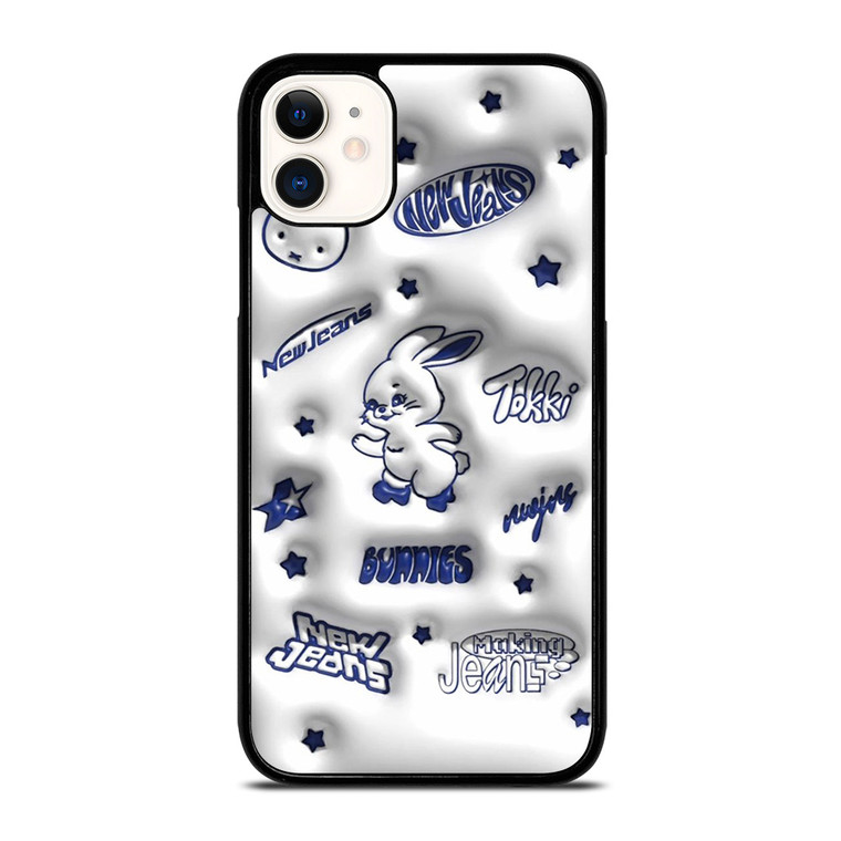 NEW JEANS BUNNIES 3D STYLE  iPhone 11 Case Cover