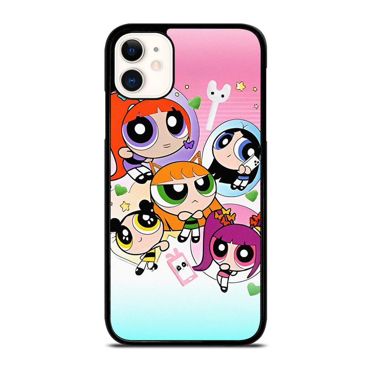 NEW JEANS KPOP X POWERPUFF GIRLS CARTOON  iPhone 11 Case Cover