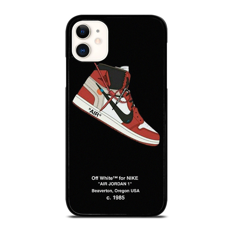 NIKE AIR JORDAN 1 OFF WHITE  iPhone 11 Case Cover NIKE AIR JORDAN 1 OFF WHITE  iPhone 11 Case Cover