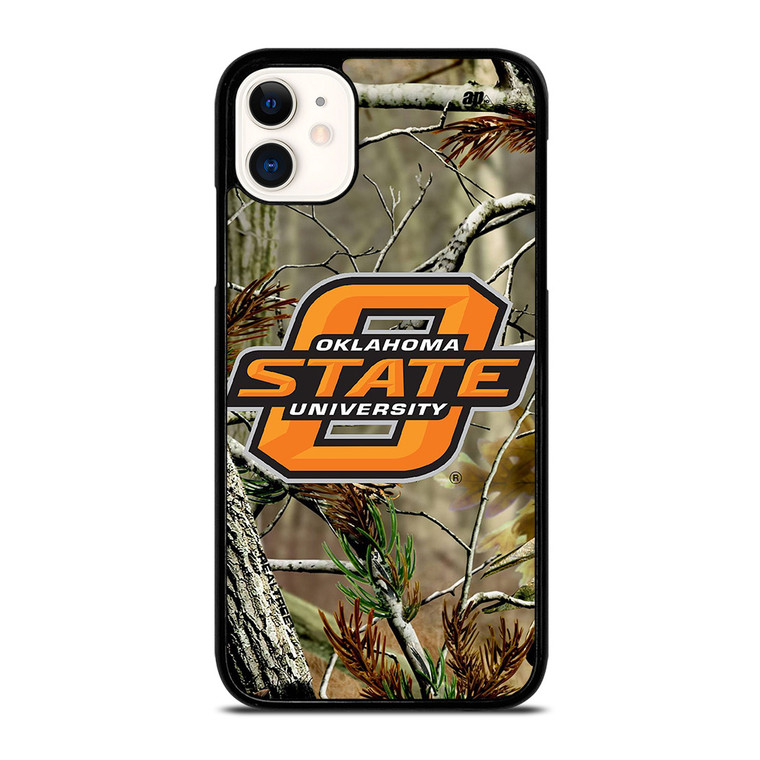 OKLAHOMA STATE UNIVERSITY CAMO LOGO  iPhone 11 Case Cover