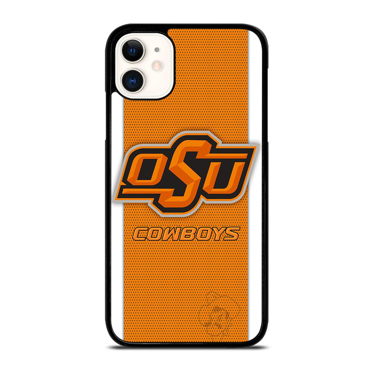 OSU OKAHOMA STATE COWBOYS CARBON LOGO  iPhone 11 Case Cover