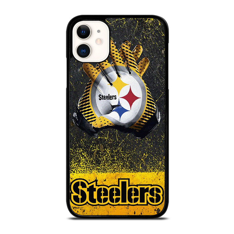 PITTSBURGH STEELERS GLOVES FOOTBALL  iPhone 11 Case Cover