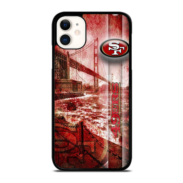 SAN FRANCISCO 49ERS GRUNGE LOGO  iPhone 11 Case Cover