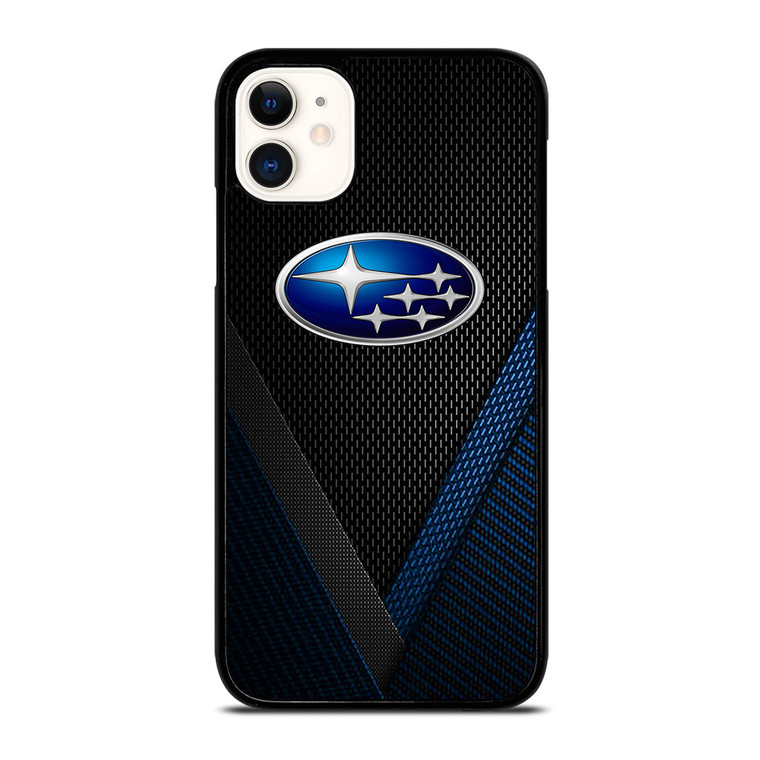 SUBARU BLUE CARBON EMBLEM  iPhone 11 Case Cover