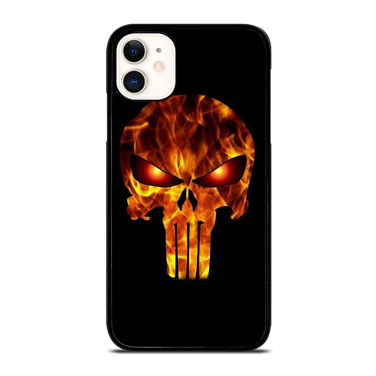 THE PUNISHER BURNED ICON  iPhone 11 Case Cover