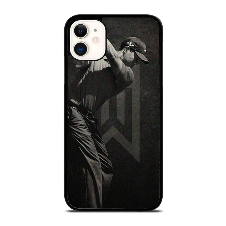 TIGER WOODS GOLF BLACK WHITE  iPhone 11 Case Cover