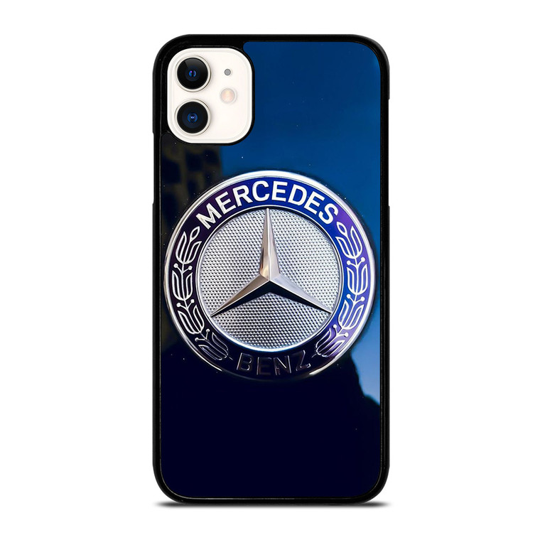 VINTAGE MERCEDES BENZ METAL EMBLEM  iPhone 11 Case Cover