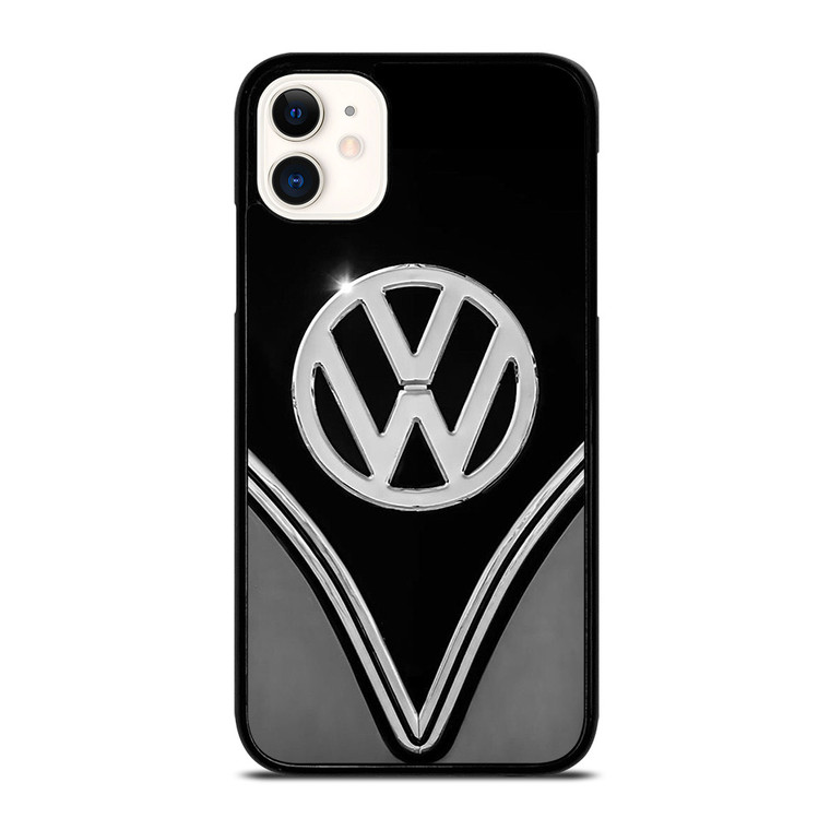 VW VOLKSWAGEN BLACK CHROME EMBLEM  iPhone 11 Case Cover