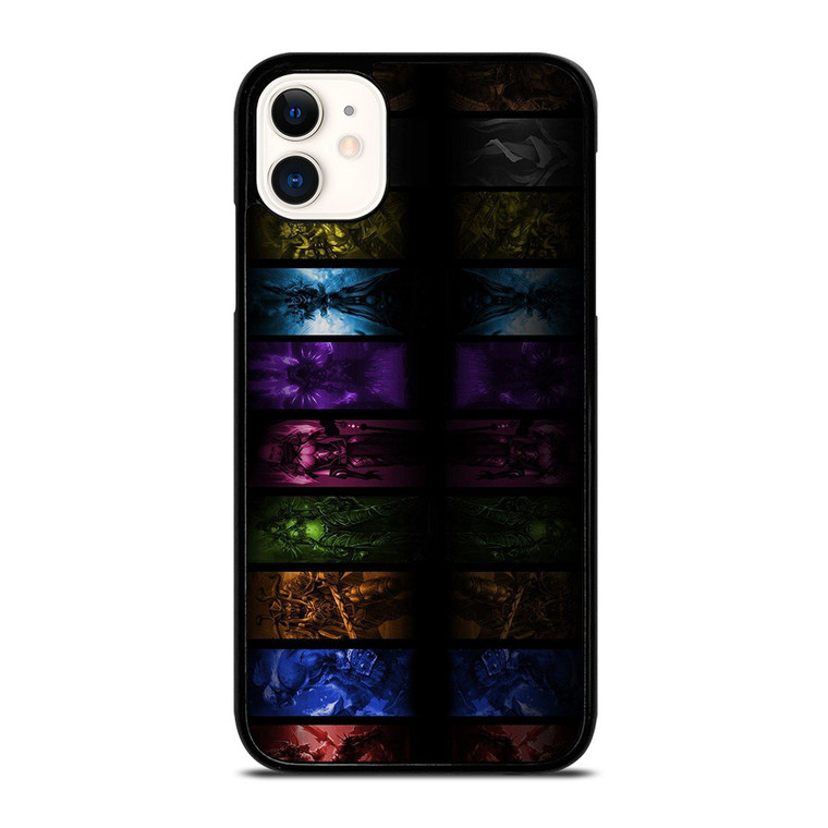 WORLD OF WARCRAFT HERO COLLAGE  iPhone 11 Case Cover WORLD OF WARCRAFT HERO COLLAGE  iPhone 11 Case Cover