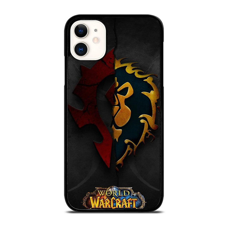 WORLD OF WARCRAFT HORDE ALLIANCE LOGO  iPhone 11 Case Cover