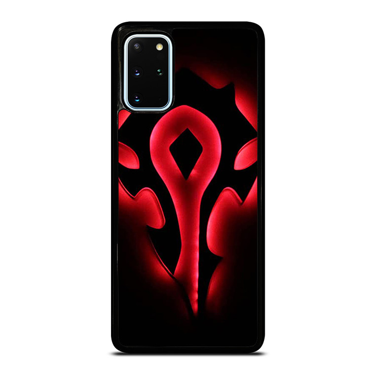 HORDE WORLD OF WARCRAFT BLACK LOGO Samsung Galaxy S20 Plus Case Cover