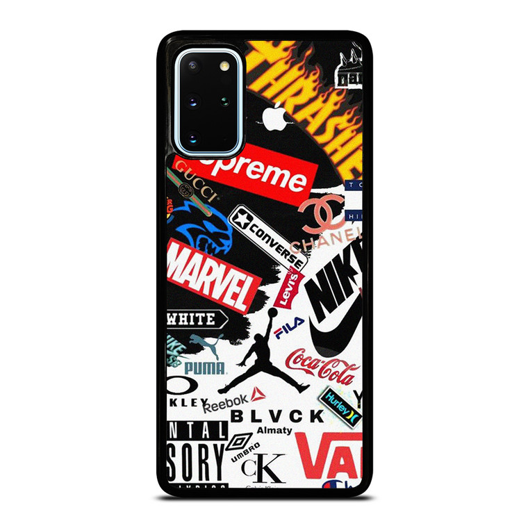 HYPE BEAST FASHION BRAND LOGO COLLAGE Samsung Galaxy S20 Plus Case Cover