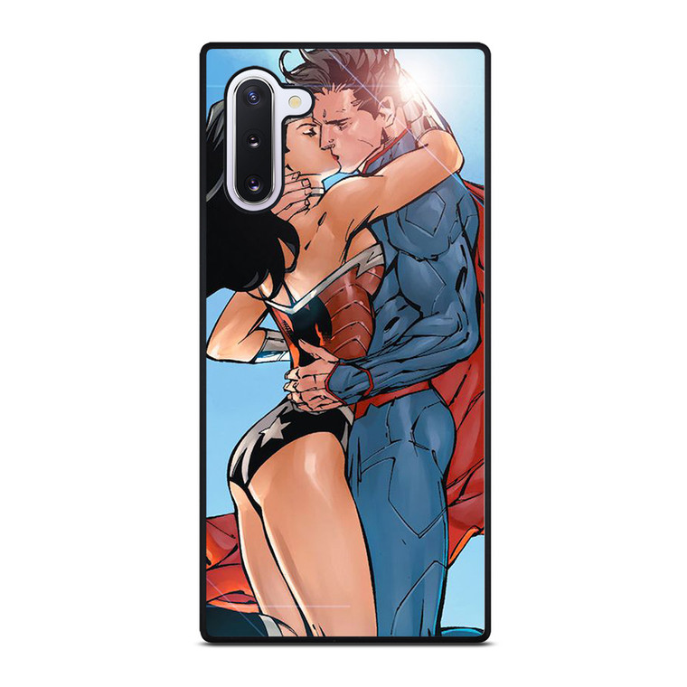 SUPERMAN WONDER WOMAN CARTOON KISSING  Samsung Galaxy Note 10 Case Cover
