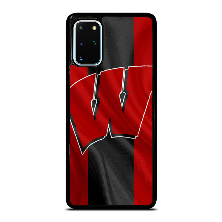 WISCONSIN BADGERS FLAG Samsung Galaxy S20 Plus Case Cover