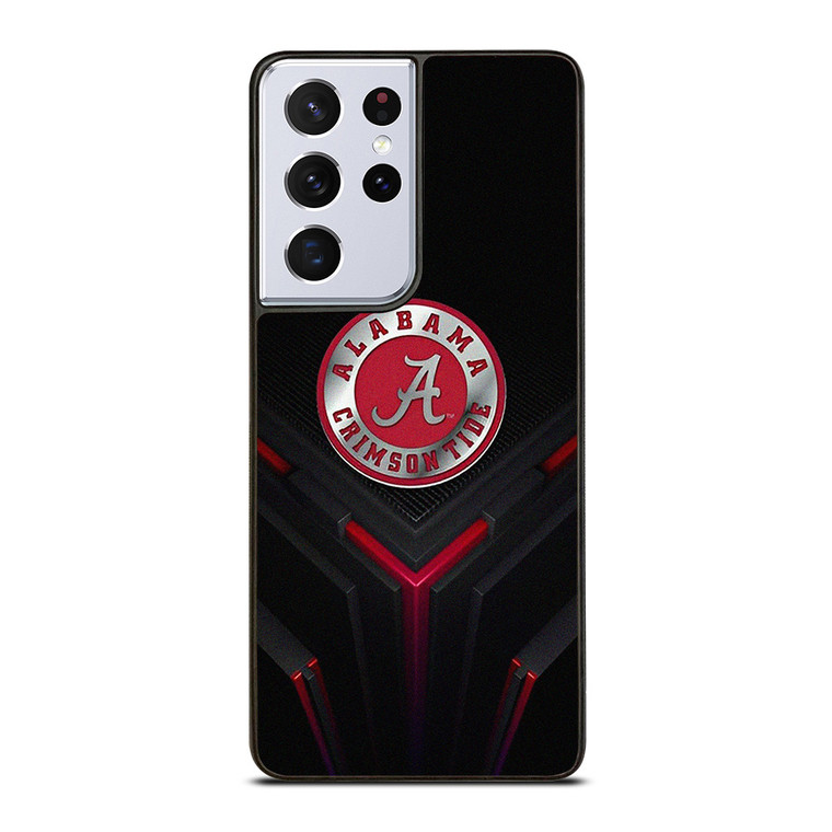 ALABAMA CRIMSON TIDE METAL BADGE Samsung Galaxy S21 Ultra Case Cover