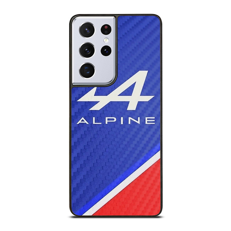 ALPINE AUTOMOBILES BLUE CARBON Samsung Galaxy S21 Ultra Case Cover