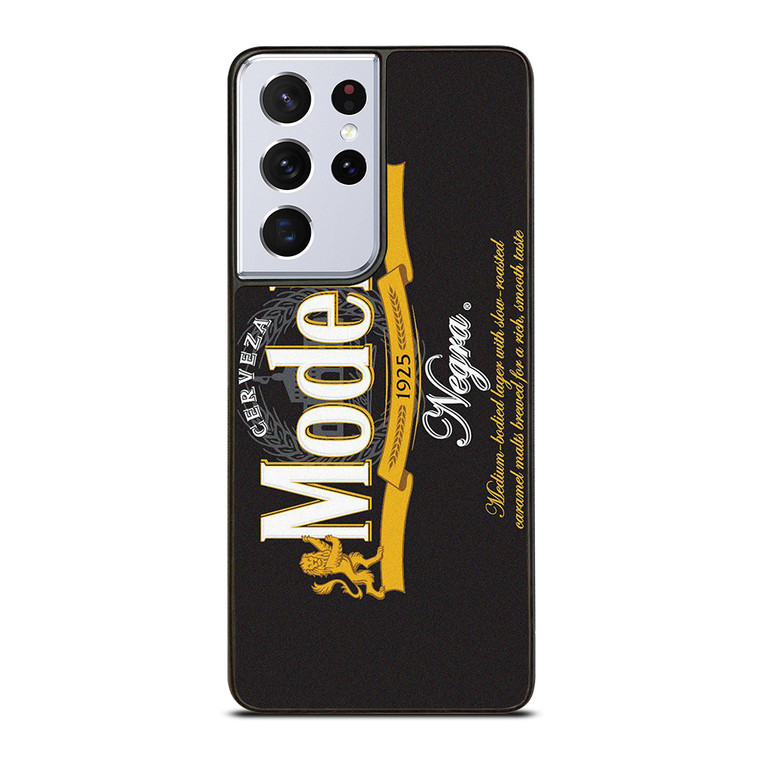 CERVEZA MODELO BEER NEGRO Samsung Galaxy S21 Ultra Case Cover