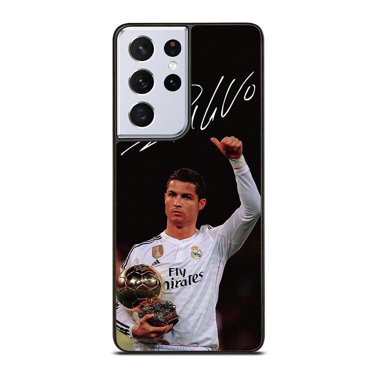 CRISTIANO RONALDO BALLON DOR Samsung Galaxy S21 Ultra Case Cover