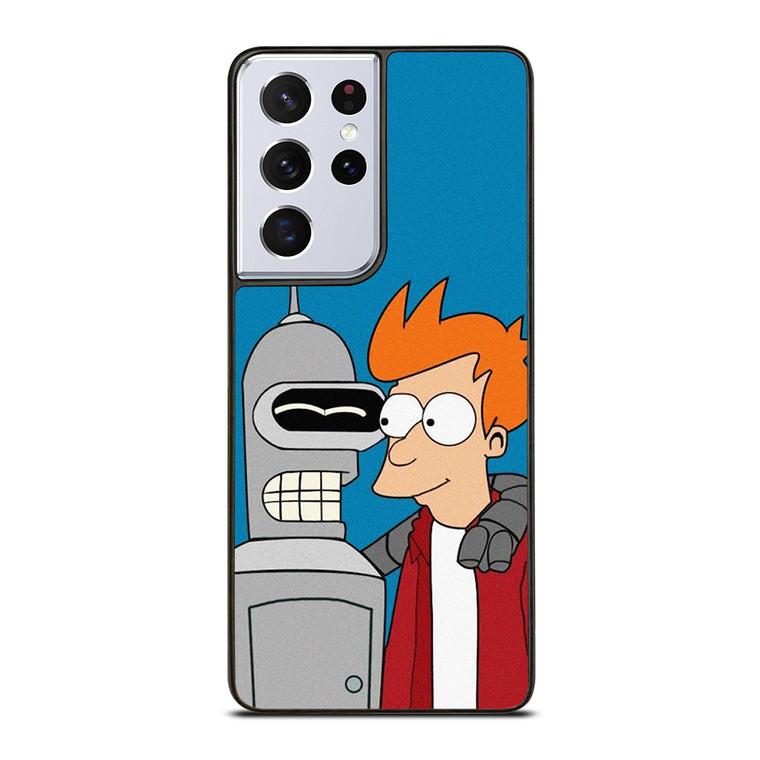 FUTURAMA BENDER AND PHILIP CARTOON Samsung Galaxy S21 Ultra Case Cover