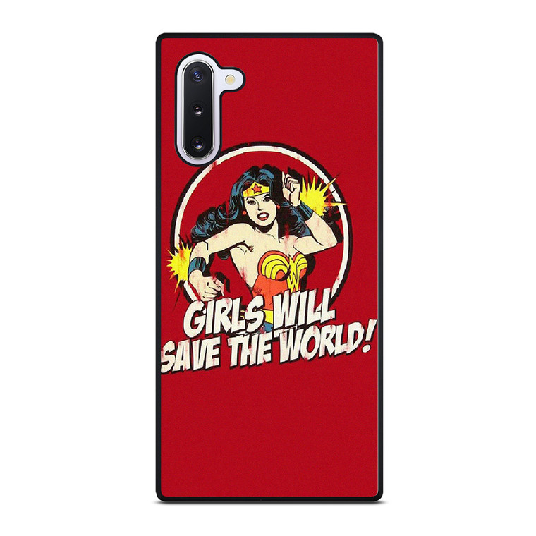 WONDER WOMAN CARTOON BADGE  Samsung Galaxy Note 10 Case Cover
