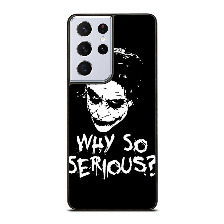 JOKER WHY SO SERIOUS ILLUSTRATION ART Samsung Galaxy S21 Ultra Case Cover