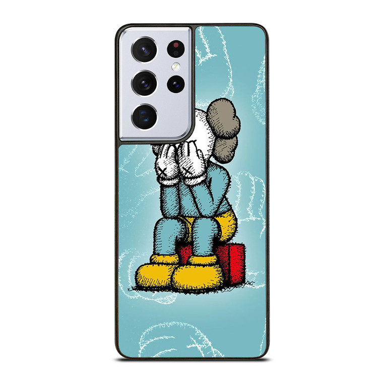 KAWS BLUE ART Samsung Galaxy S21 Ultra Case Cover