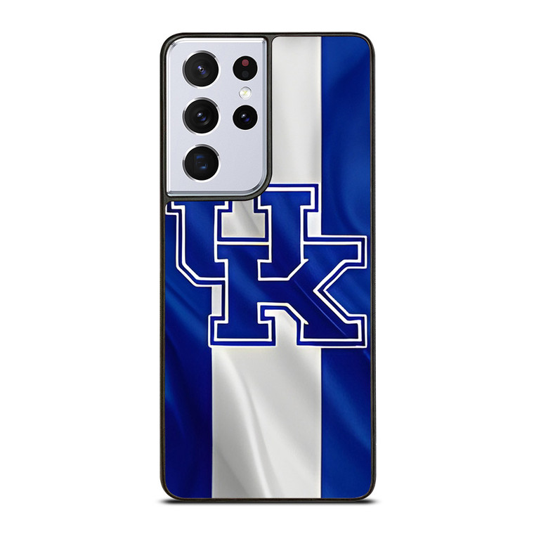 KENTUCKY WILDCATS FLAG LOGO Samsung Galaxy S21 Ultra Case Cover