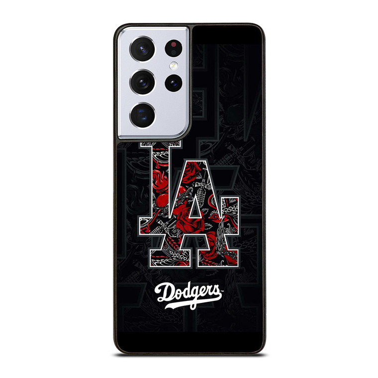 LA LOS ANGELES DODGERS TATTOO ART Samsung Galaxy S21 Ultra Case Cover