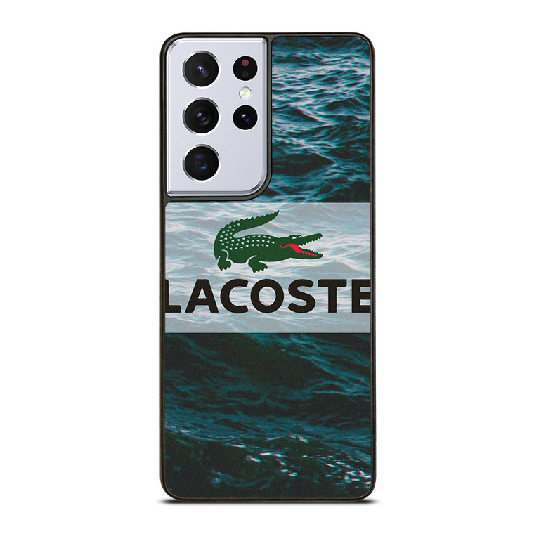 LACOSTE CROCODILE SEA LOGO Samsung Galaxy S21 Ultra Case Cover