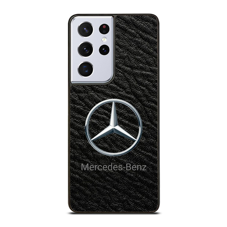 MERCEDES BENZ LEATHER EMBLEM Samsung Galaxy S21 Ultra Case Cover