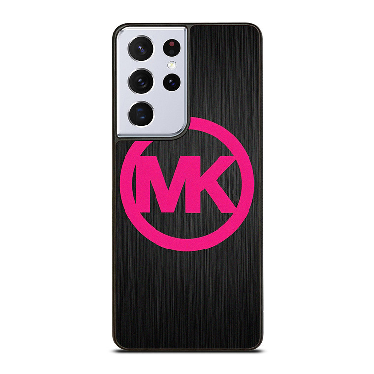 MK MICHAEL KORS PINK WOOD LOGO Samsung Galaxy S21 Ultra Case Cover MK MICHAEL KORS PINK WOOD LOGO Samsung Galaxy S21 Ultra Case Cover