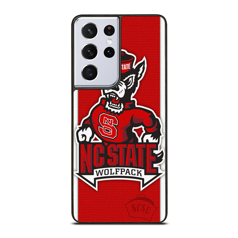 NC STATE WOLFPACK FOOTBALL CARBON LOGO Samsung Galaxy S21 Ultra Case Cover