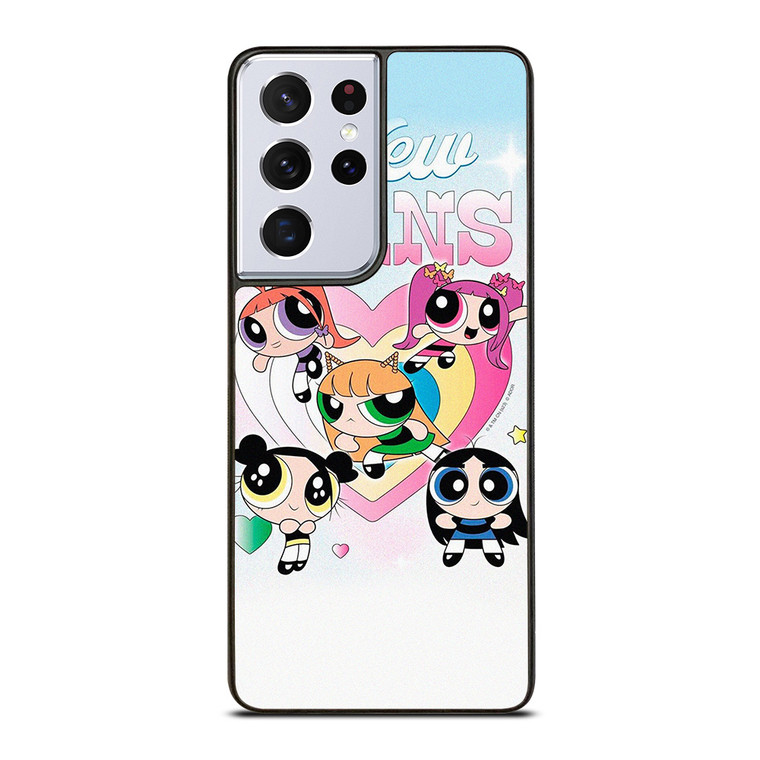 NEW JEANS KPOP X POWERPUFF GIRLS Samsung Galaxy S21 Ultra Case Cover NEW JEANS KPOP X POWERPUFF GIRLS Samsung Galaxy S21 Ultra Case Cover