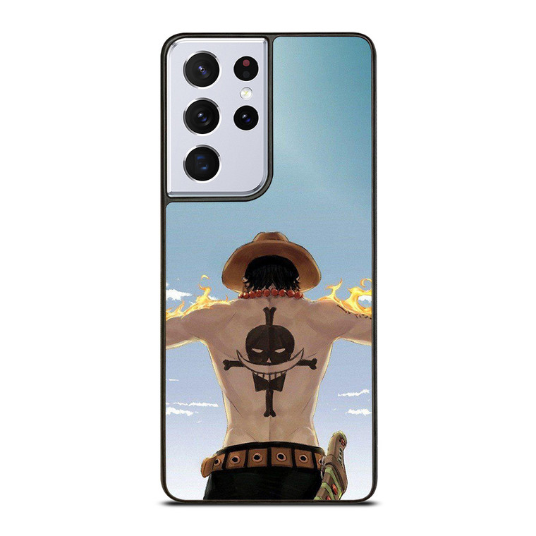 ONE PIECE ACE ANIME Samsung Galaxy S21 Ultra Case Cover