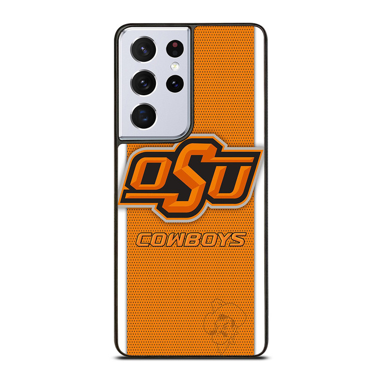 OSU OKAHOMA STATE COWBOYS CARBON LOGO Samsung Galaxy S21 Ultra Case Cover