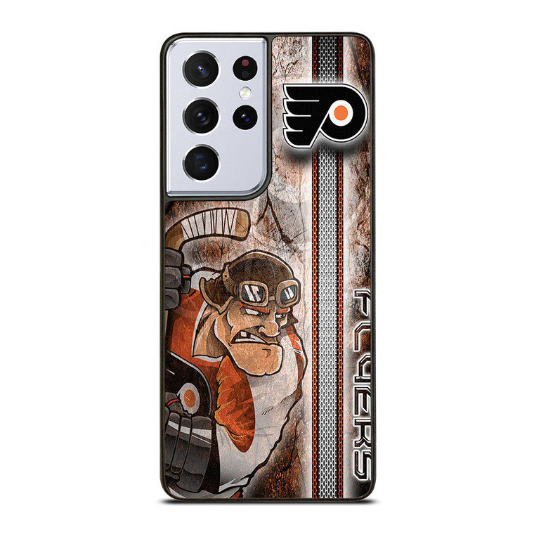 PHILADELPHIA FLYERS ICE HOCKEY GRUNGE LOGO Samsung Galaxy S21 Ultra Case Cover PHILADELPHIA FLYERS ICE HOCKEY GRUNGE LOGO Samsung Galaxy S21 Ultra Case Cover