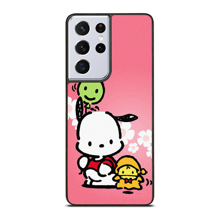 POCHACCO SANRIO PINK Samsung Galaxy S21 Ultra Case Cover