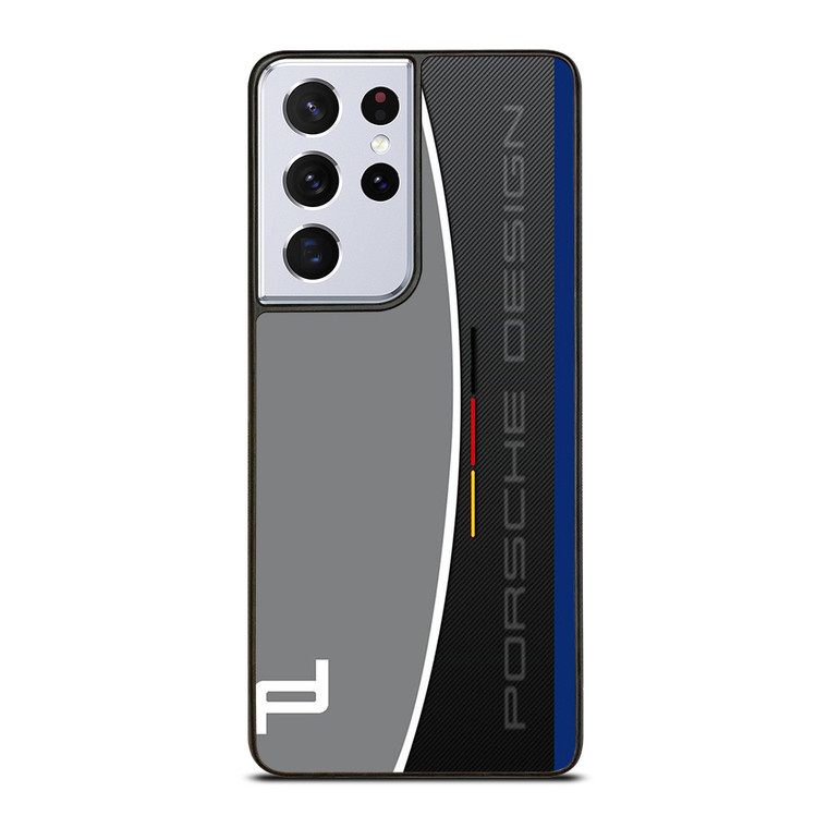 PORSCHE DESIGN CARBON LOGO Samsung Galaxy S21 Ultra Case Cover PORSCHE DESIGN CARBON LOGO Samsung Galaxy S21 Ultra Case Cover