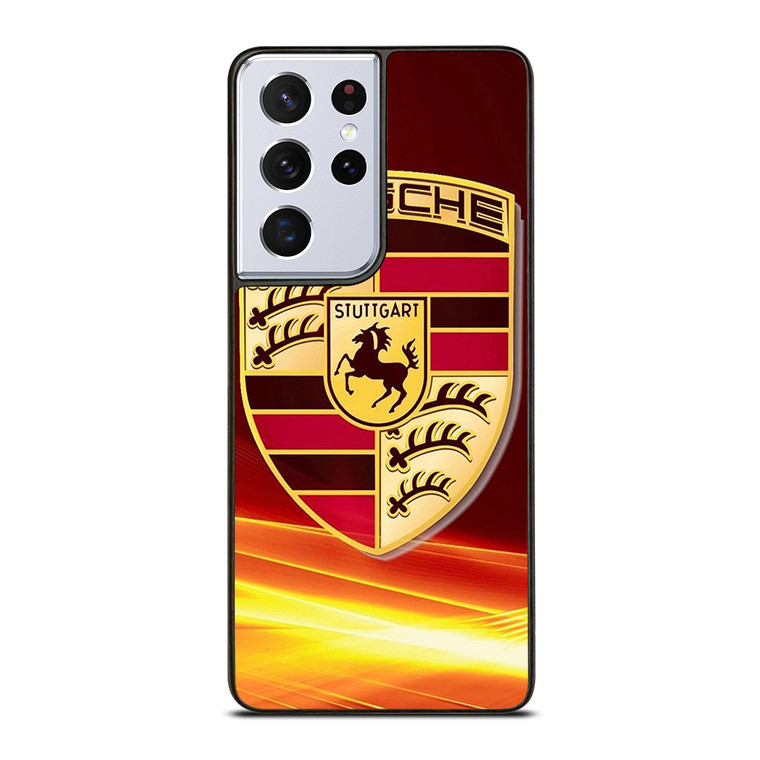 PORSCHE STUTTGART RED EMBLEM Samsung Galaxy S21 Ultra Case Cover