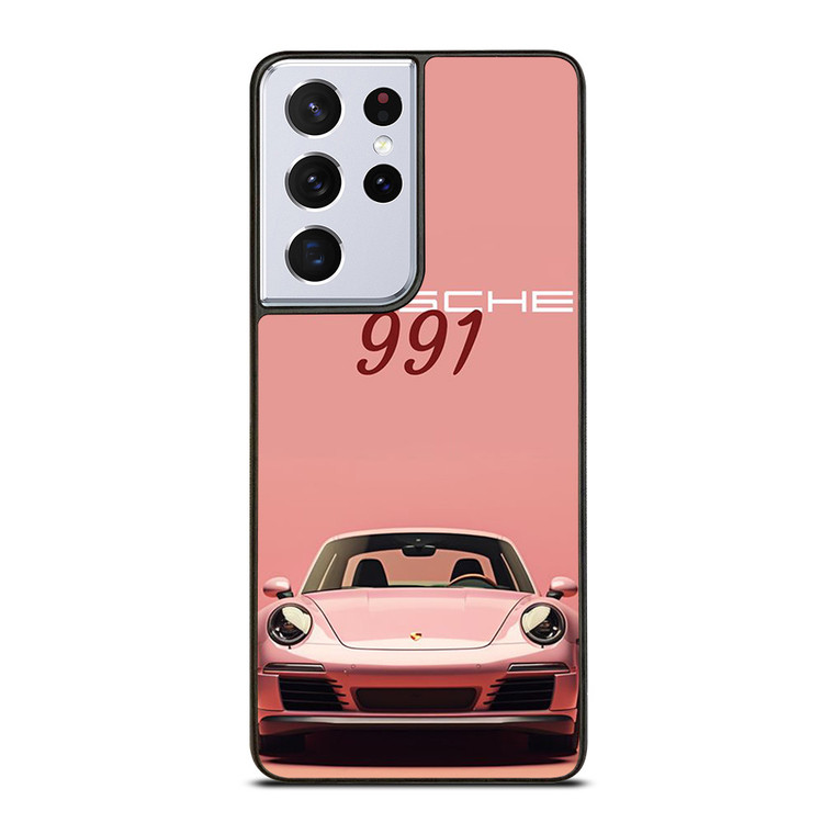 POSRCHE 991 PINK Samsung Galaxy S21 Ultra Case Cover